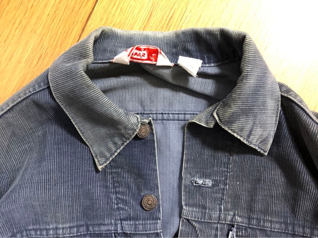 リーバイス　LEVI’S コーディロイ　ジャケット ネイビー　ヴィンテージ