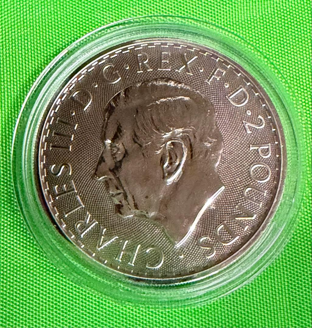 特価カナダ 2025年 チャールズ3世 銀貨 5ドル　クリアケース付き保証書付