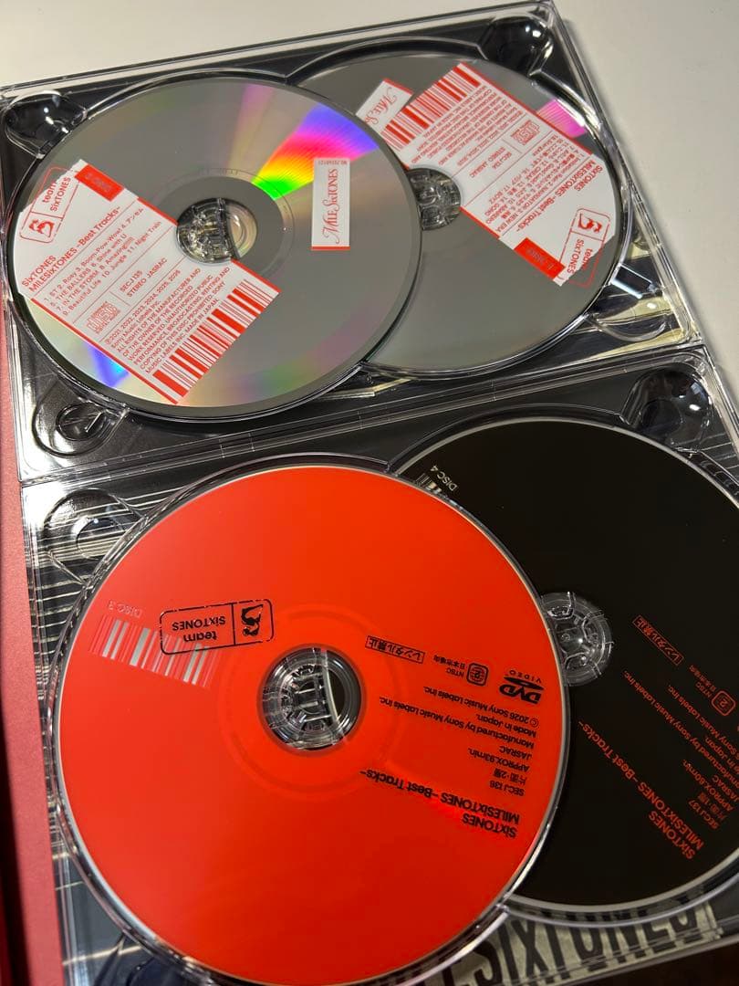 SixTONES ベストアルバム初回盤A【CD+DVD】