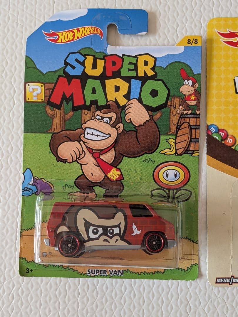 ホットウィール　ポップカルチャー　m&m's　VW ドラッグバス　ドンキーコング