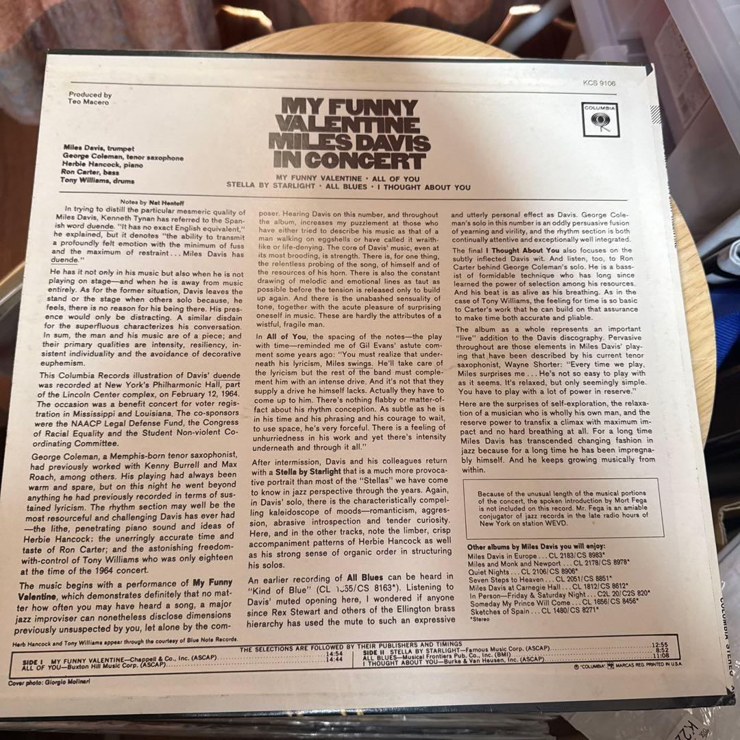 LP12in米盤マイルスデイビスの4枚 写真参照　盤ジャケ良好