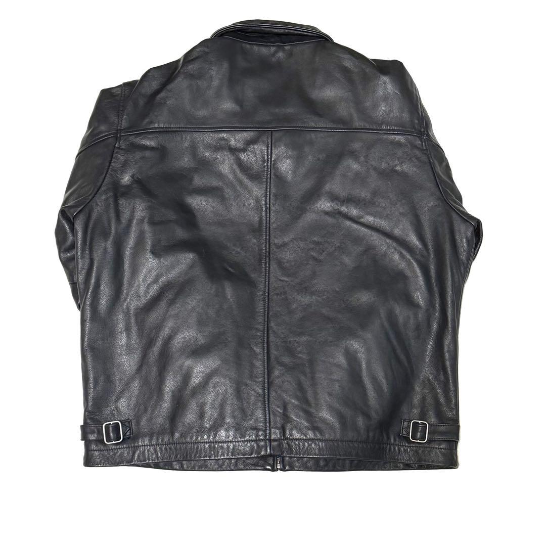 M*様 90s OLD GAP 牛革 レザージャケット L 紺タグ キルティング