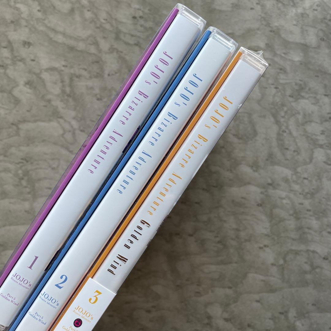 【Blu-ray】ジョジョの奇妙な冒険 黄金の風 Vol.1〜vol.3