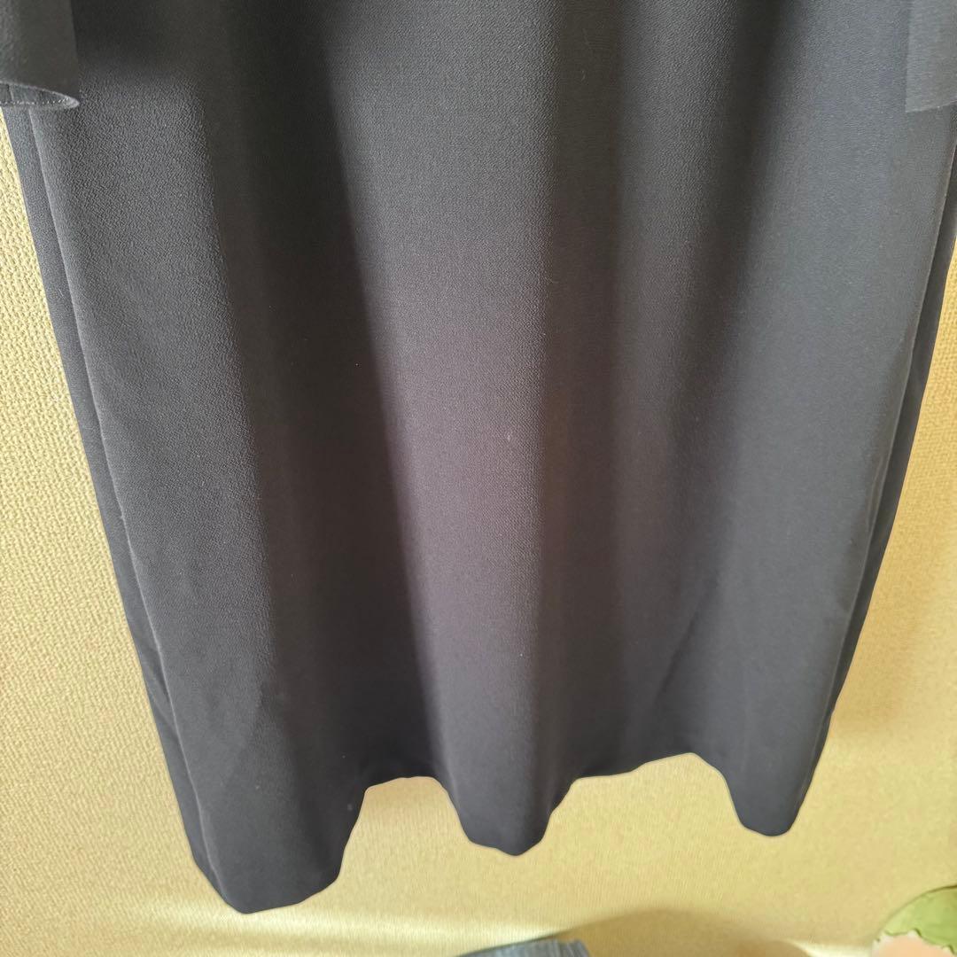 さ*ら様 レリアン　ホワイトレーベル　ネイビー レース袖 ロングワンピース　11