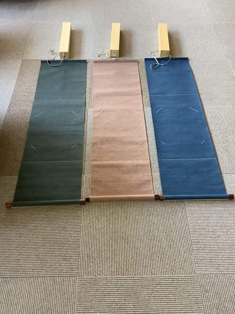 色紙掛　掛軸タイプ　3本　色紙掛け　茶道具