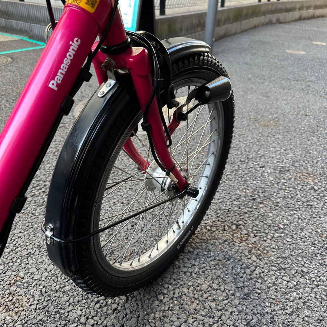 パナソニック　電動自転車ギュット20インチ　前後チャイルドシート付き
