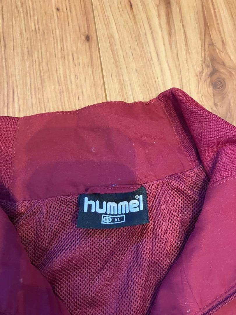 アストンヴィラ Hummel トレーニングジャケット 古着　ドリルトップ