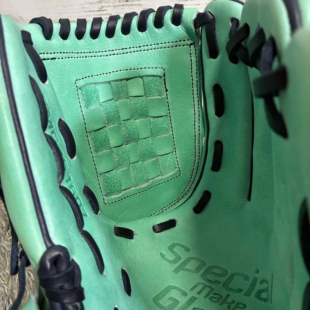 【未使用級】SSK 限定 一般軟式グローブ オールラウンド グリーン ネイビー