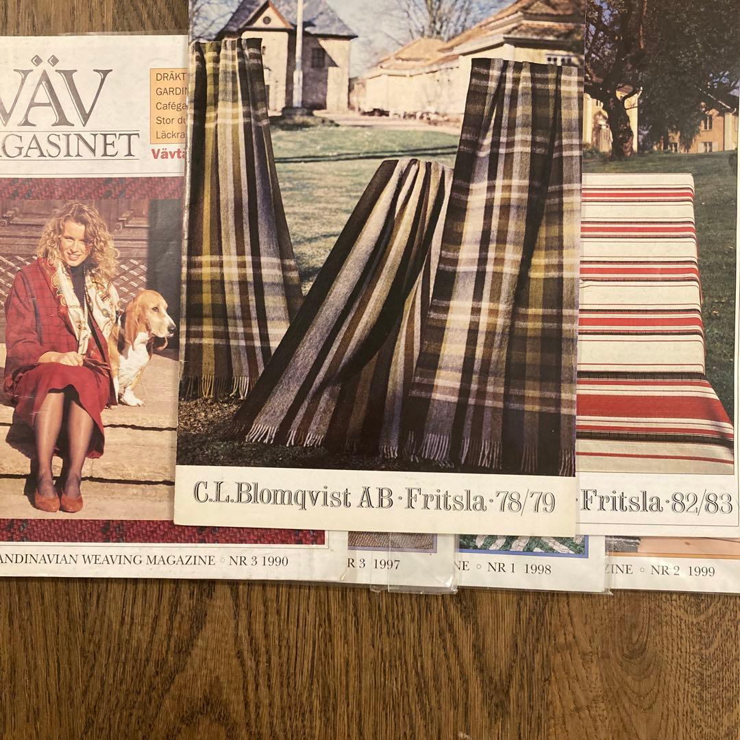北欧の織物雑誌 VAV MAGASINET 他　26冊セット　組織図多数掲載有