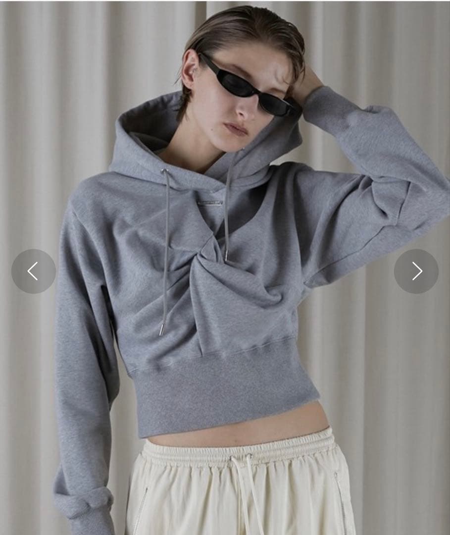 トップス PRANK PROJECT Twisted Hoodie Top