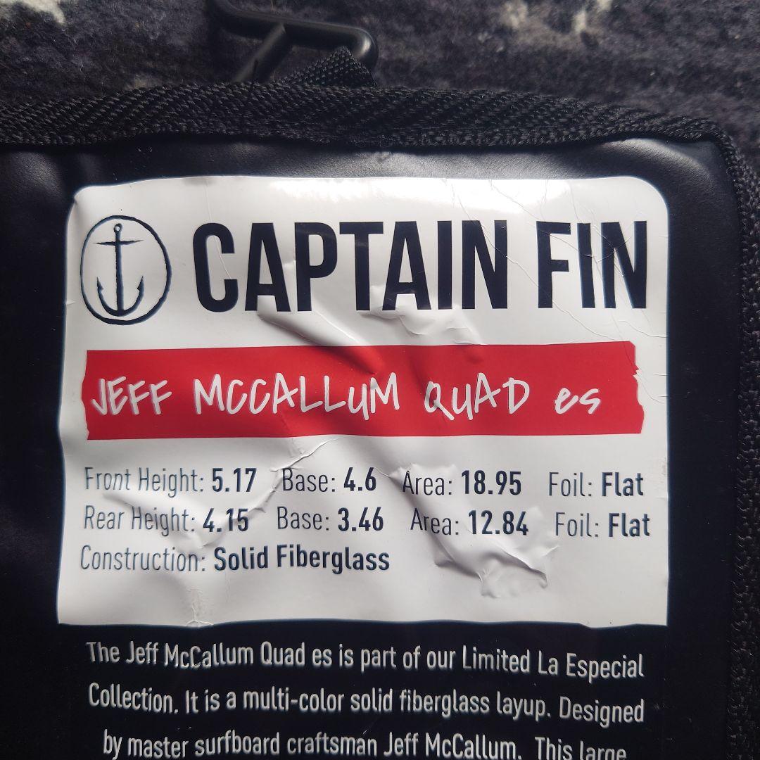 CAPTAIN FIN ジェフマッカラン クアッド フューチャーフィン