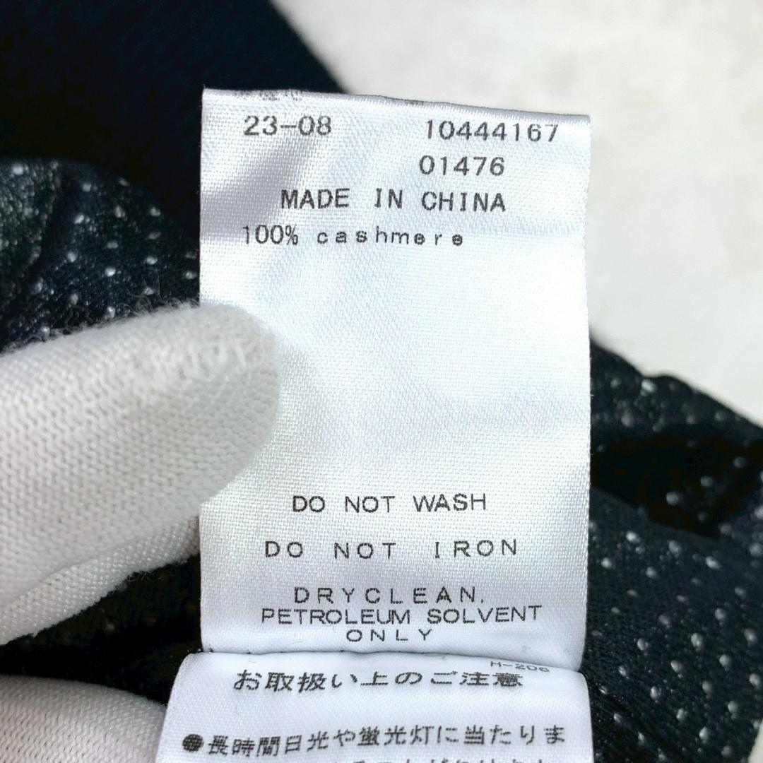 【サイズ5】2023年 パーリーゲイツ カシミヤ ニット ネイビー　E035