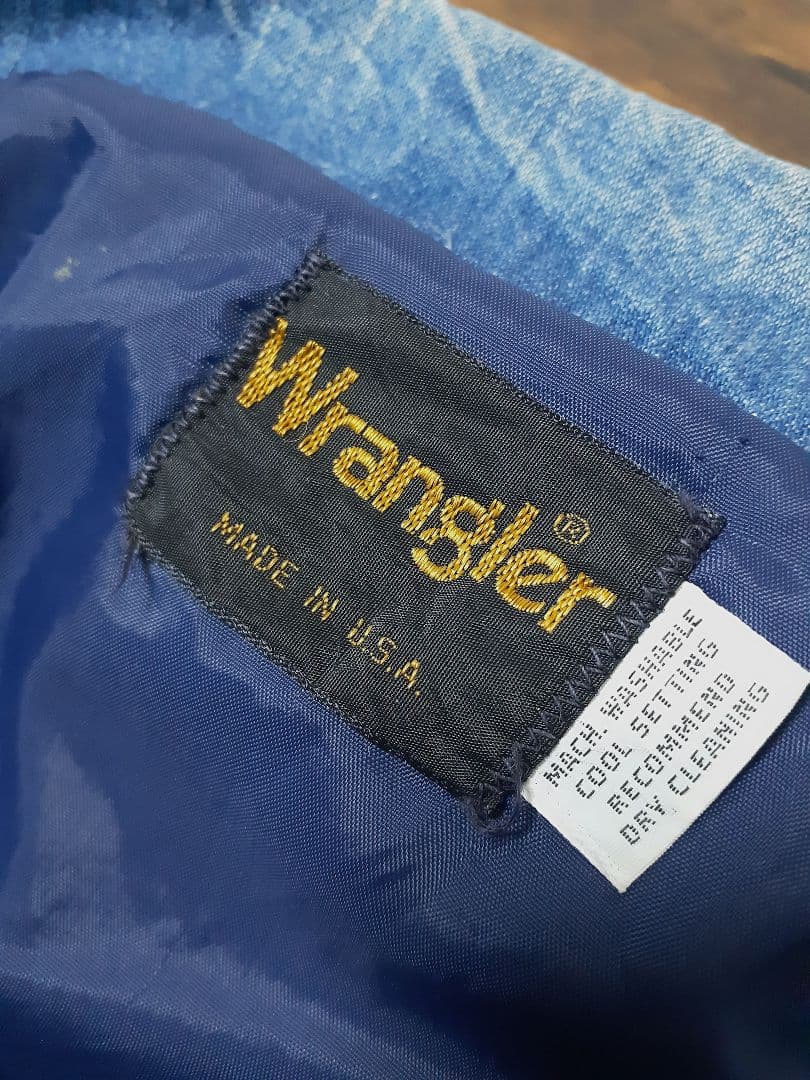 70'S Wrangler　デニムテーラードジャケット　USA製　希少