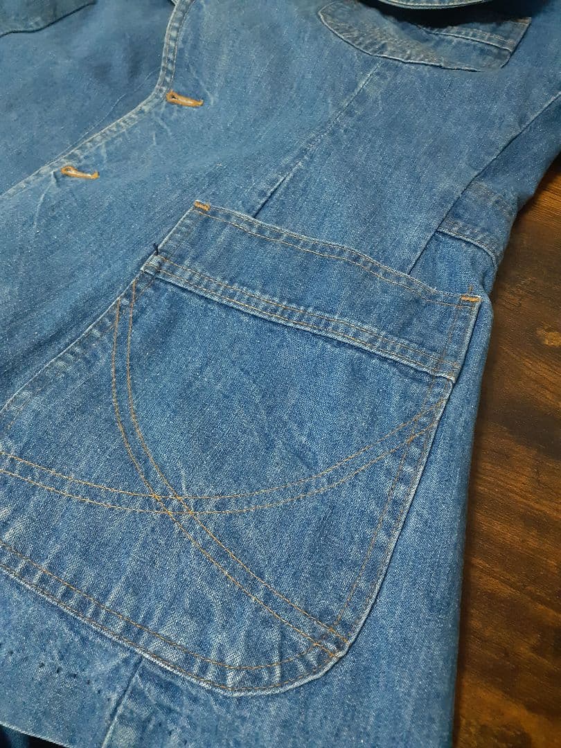 70'S Wrangler　デニムテーラードジャケット　USA製　希少