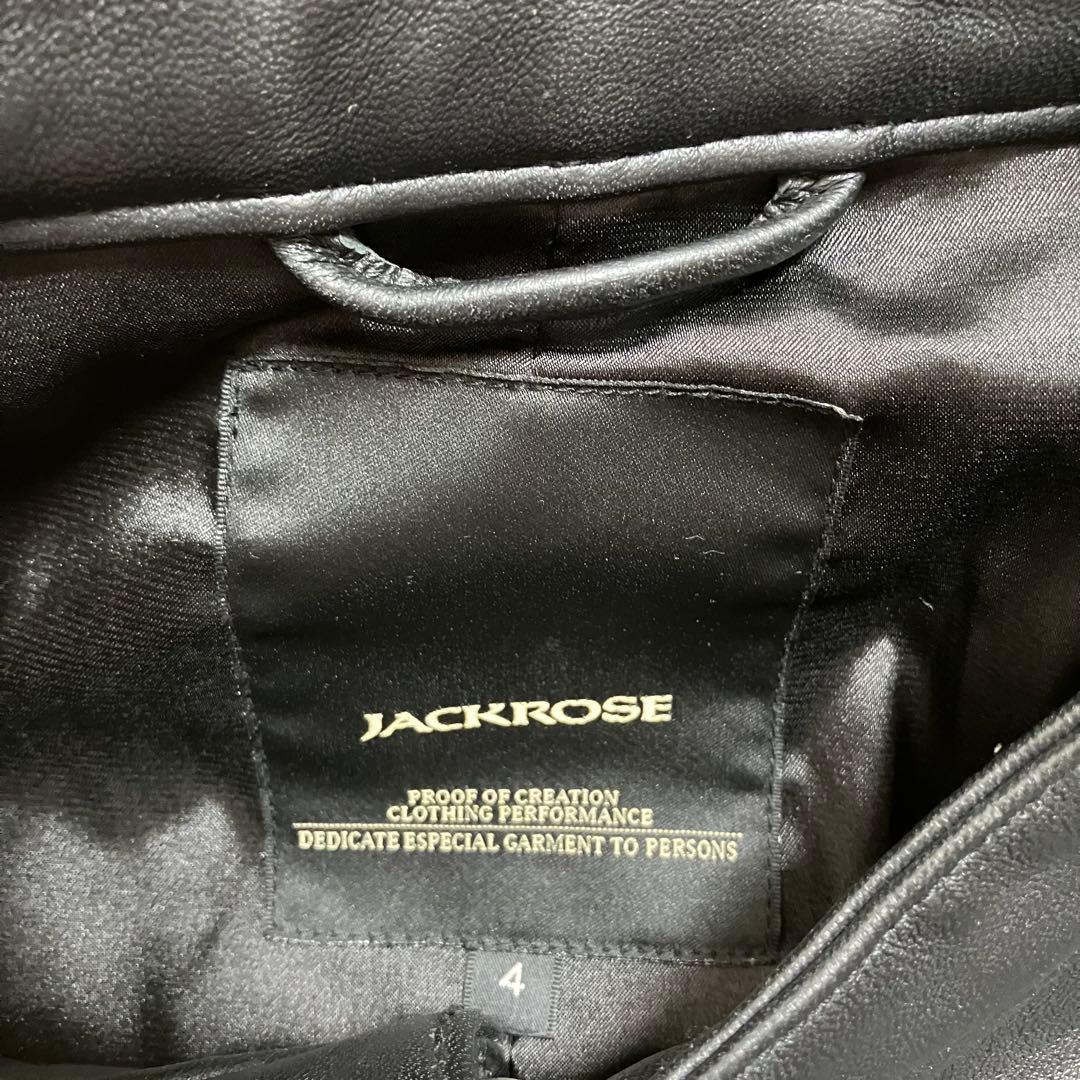 【SIN様JACK ROSE ライダースジャケット　シングルス　レザージャケット