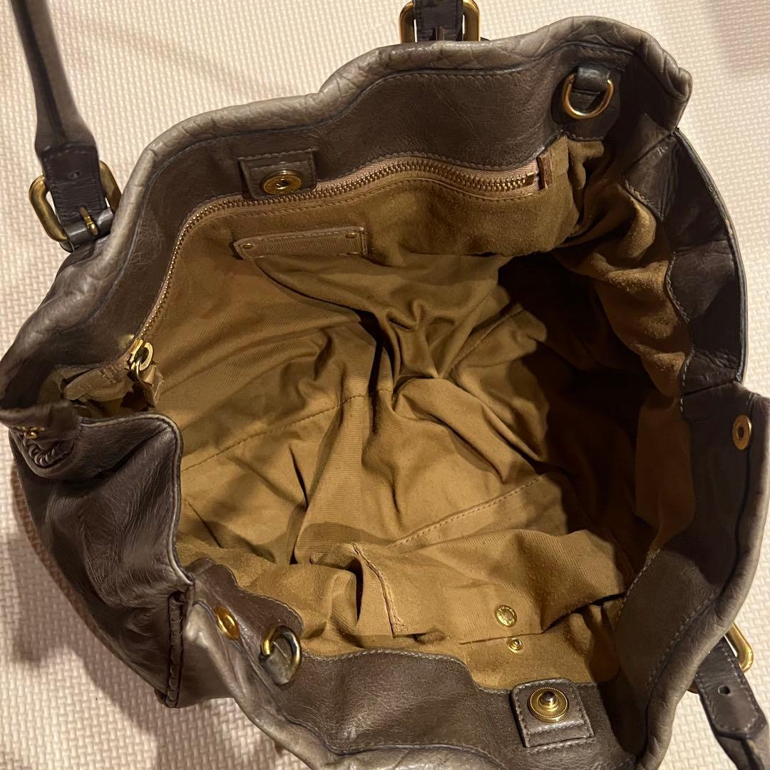 【大人気‼️】PRADA プラダ ショルダーバッグ2WAY仕様 金ロゴ