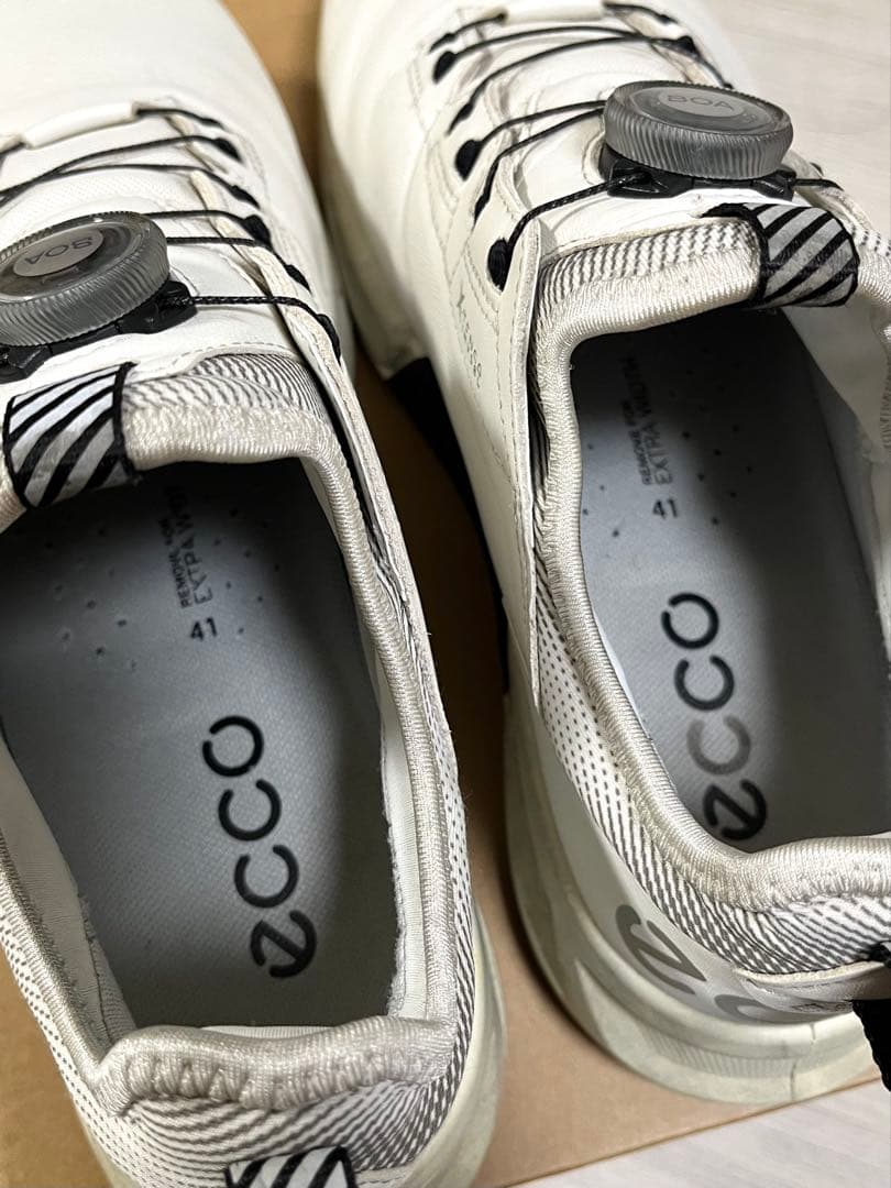 ECCO エコー バイオム C4 ボア 【41】ホワイト&ブラック