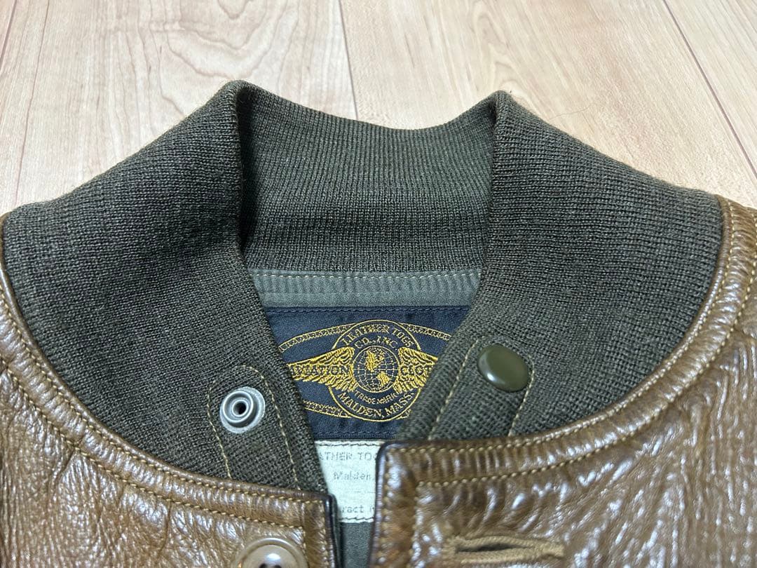 スーパー荒シボ個体　FREEWHEELERS 37j1 レザージャケット　XL