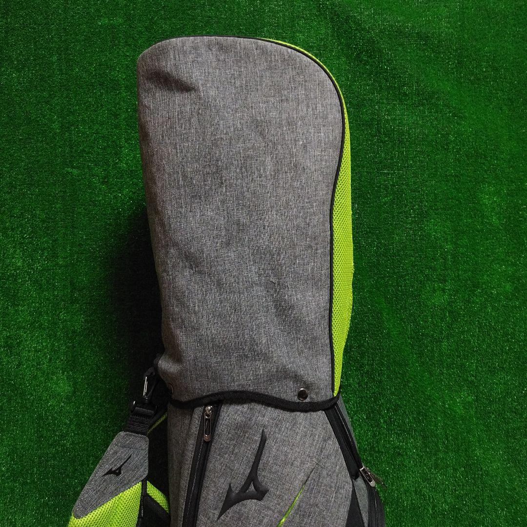 Mizuno キャディバッグ グレー/グリーン 状態 良好