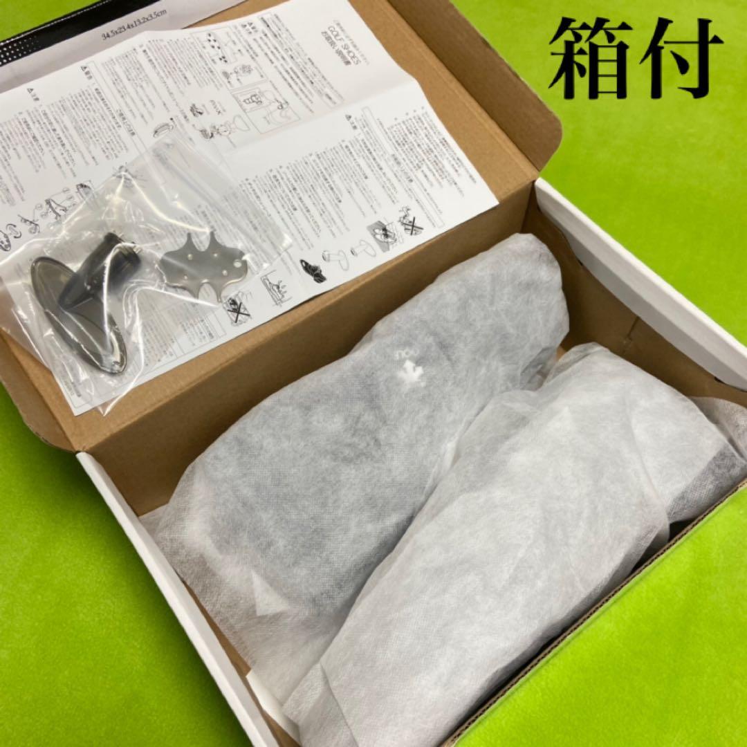 【取扱店舗限定品】デサントゴルフ シューズ ソフトスパイク メンズ 25.5 黒