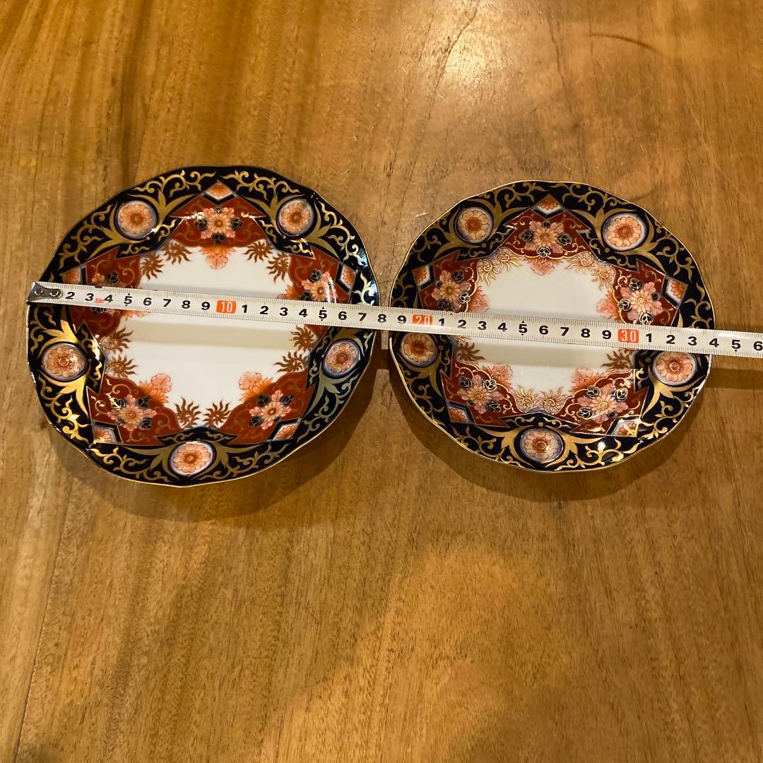 有田焼其泉窯古伊万里琳派絵付皿二枚