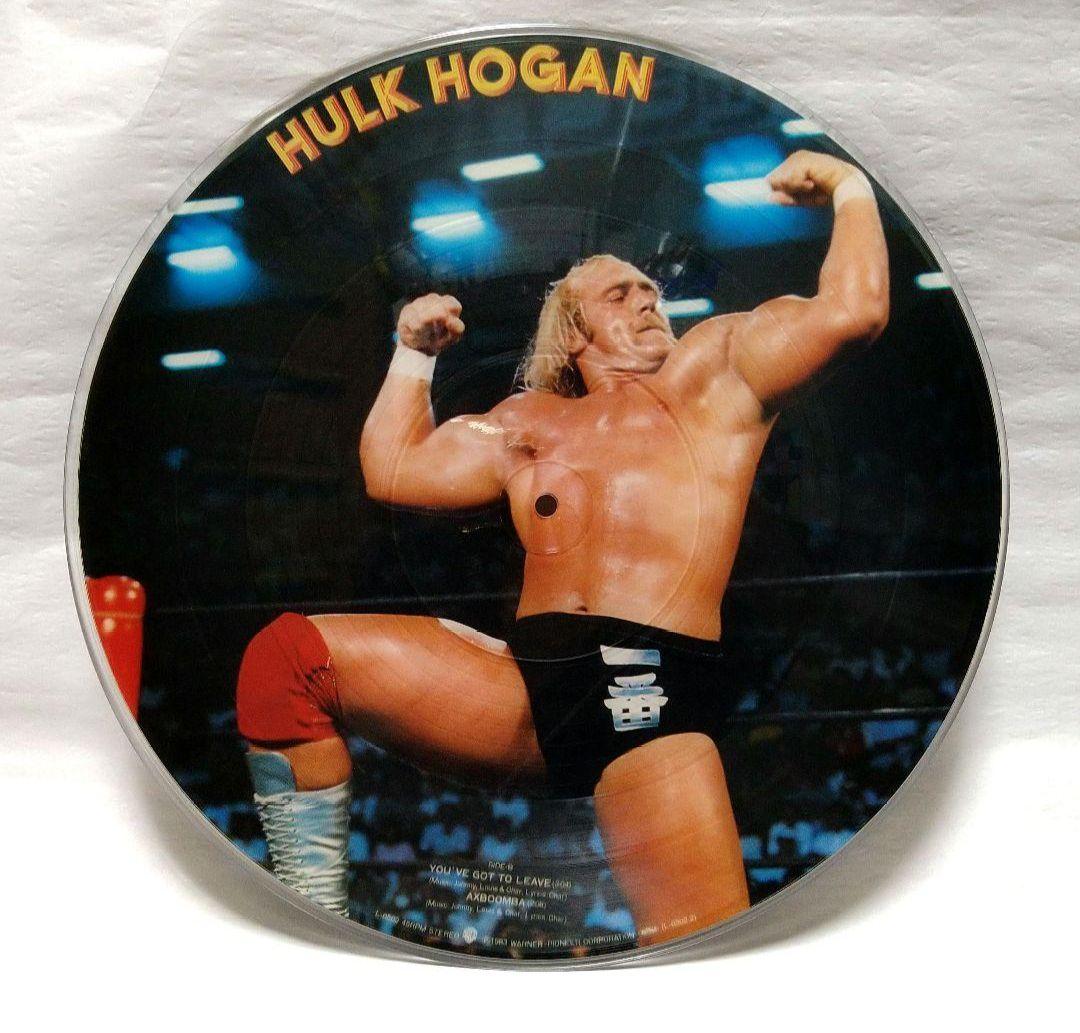 ハルク・ホーガン　直筆サイン入りレコード　HULK HOGAN　プロレス