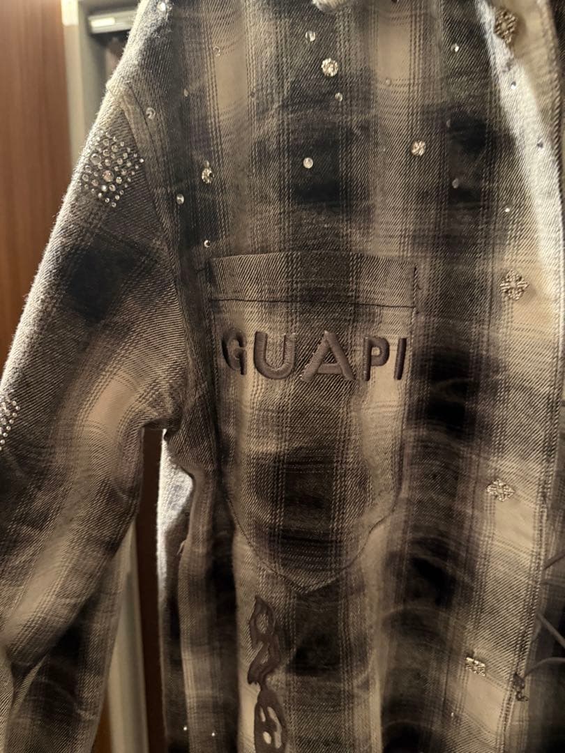 ジャケット・アウター GUAPI / Cloud Grey Cross Flannel