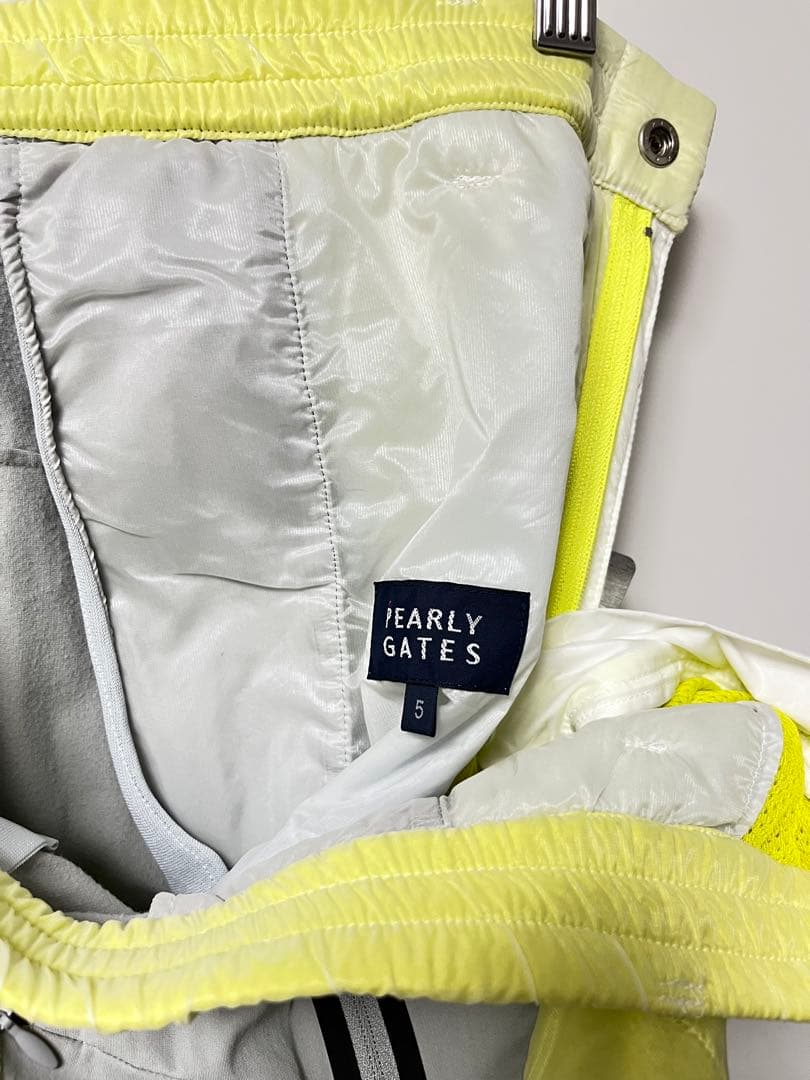 PEARLY GATESサイズ5 未使用Nyブライトタフタ×Octaパンツ