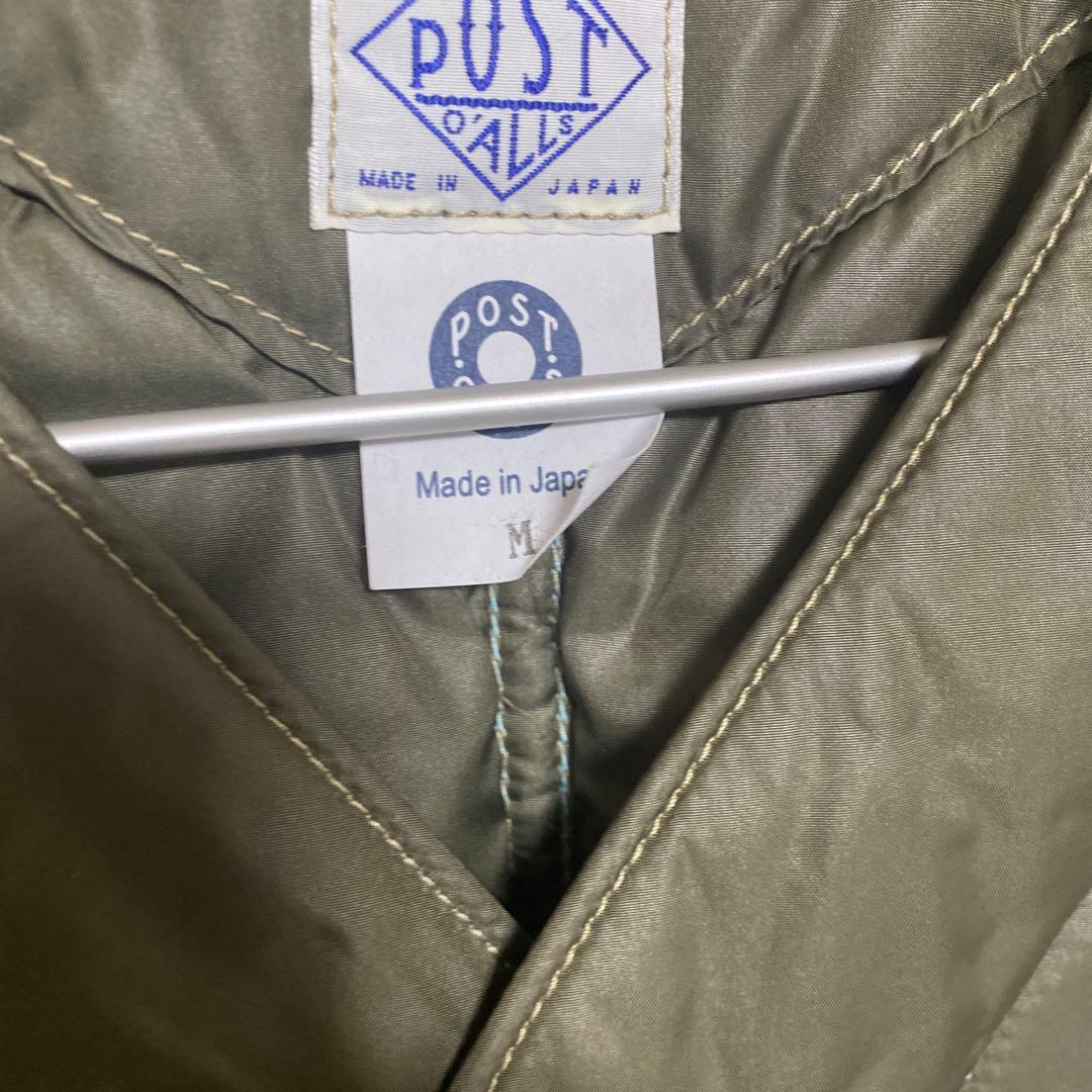 ポストオーバーオールズ DV サイズm オリーブ