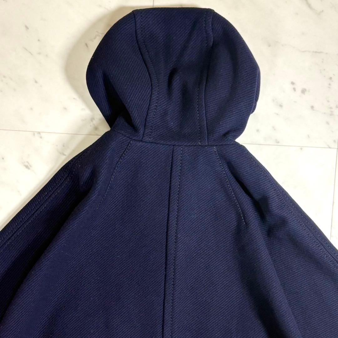 人気 トゥモローランドコレクション ウール フード付きポンチョコート ケープ