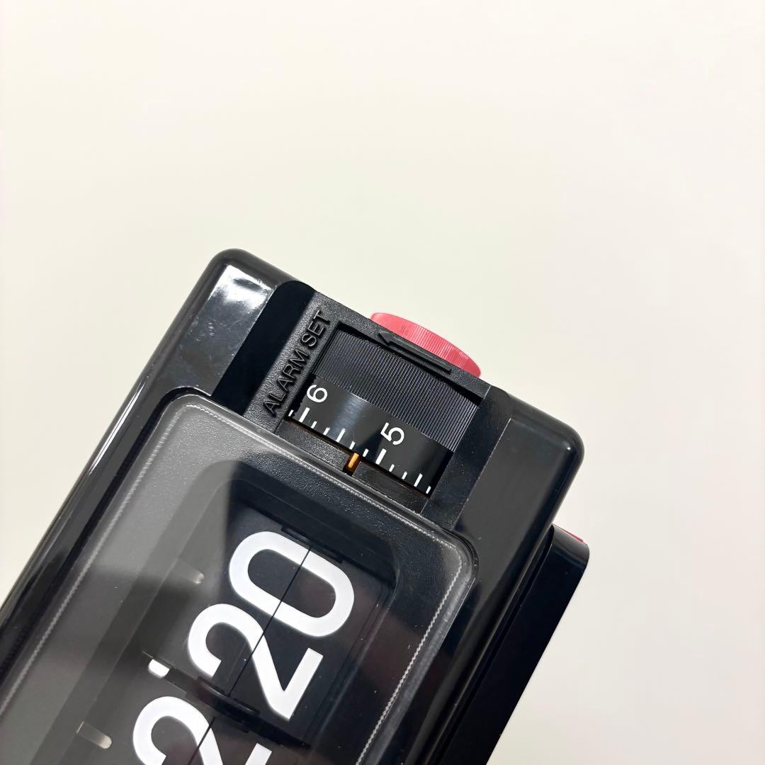 デジタルクロック パタパタ時計 アラームクロック レトロポップ スペースエイジ