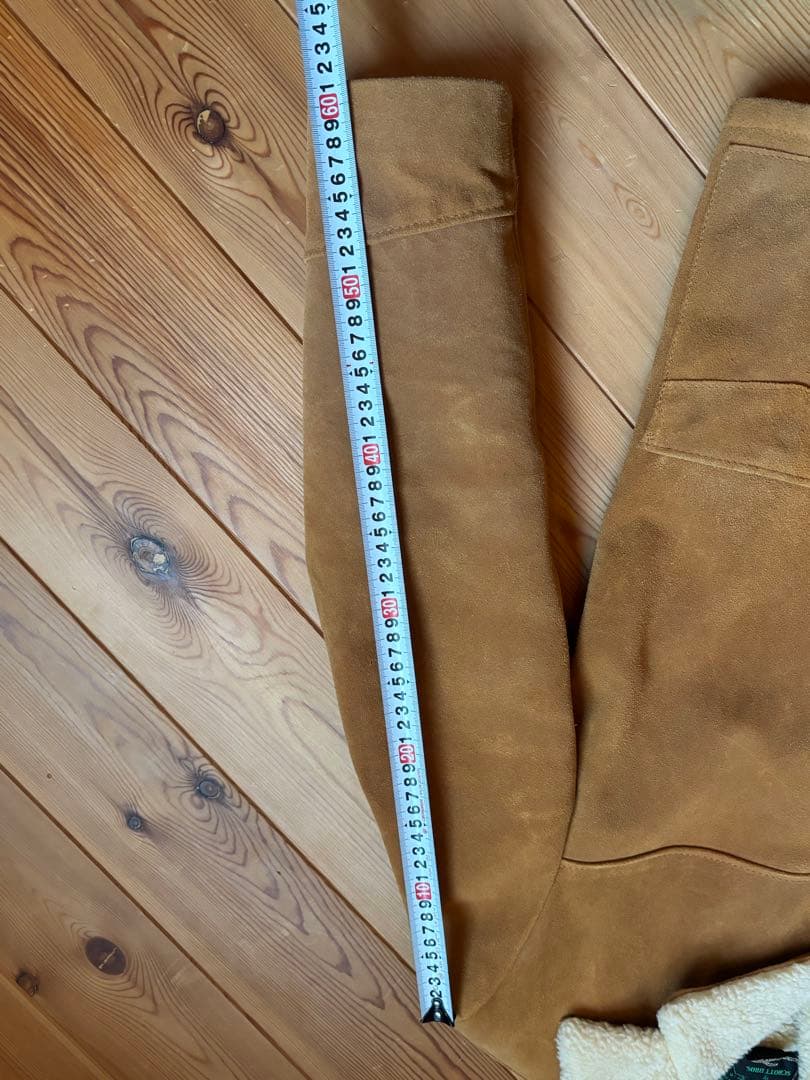 K*H様 schott スエード ボア付きジャケット ブラウン