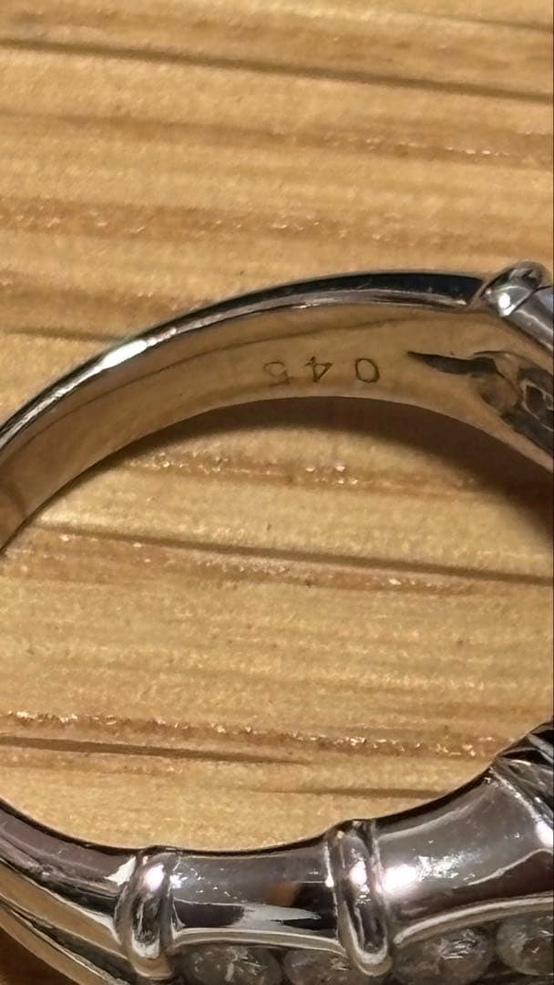 特大天然パールリング