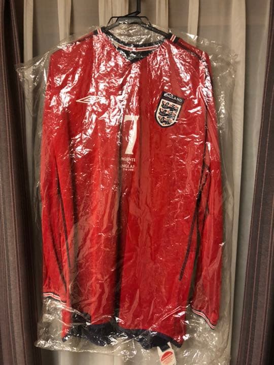 イングランド ベッカム ユニフォーム2002 ワールドカップ アルゼンチン戦