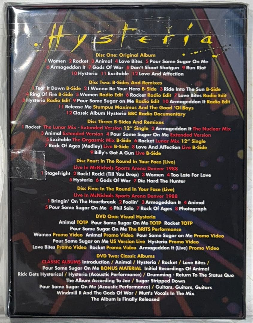 デフ・レパード / ヒステリア 30周年記念スーパー・デラックス・エディション