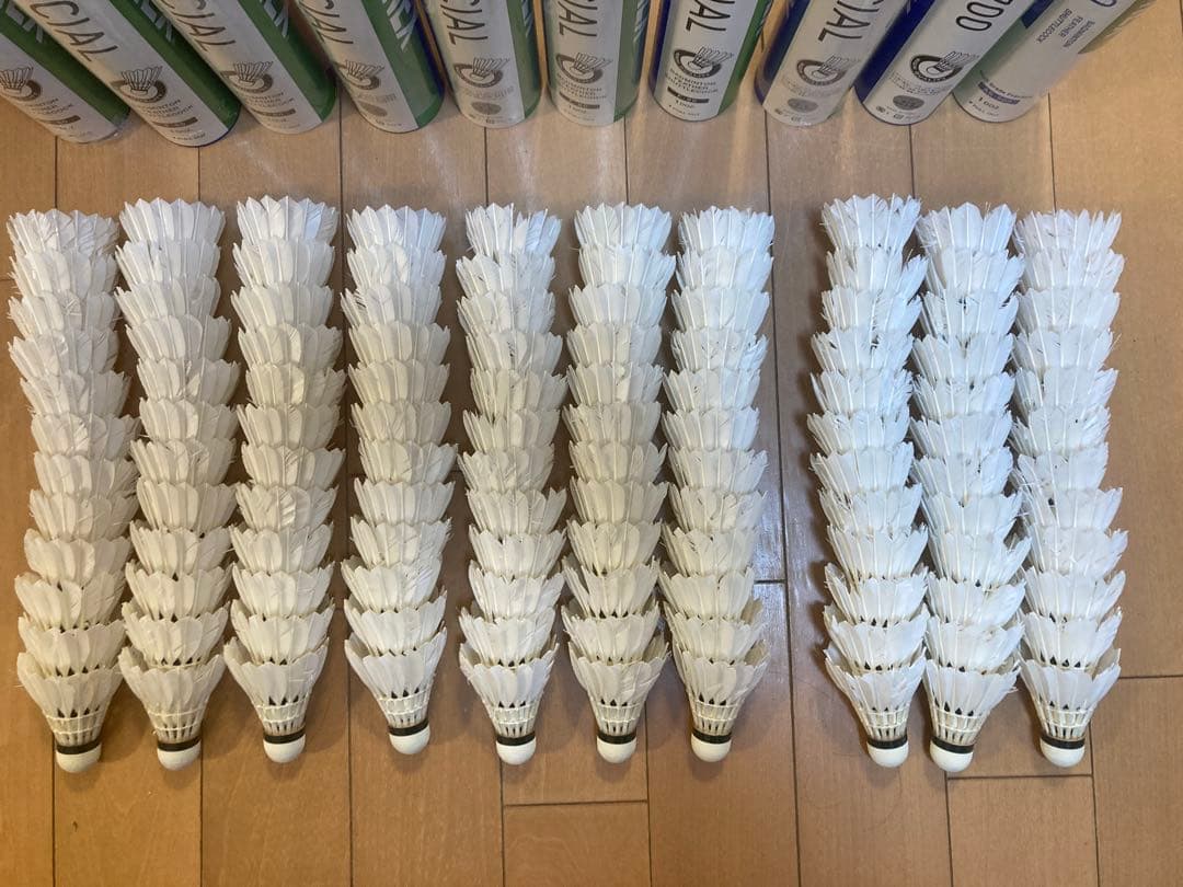 【リペア美品】ニューオフィシャル　基礎・ノック用セミシャトル　120個