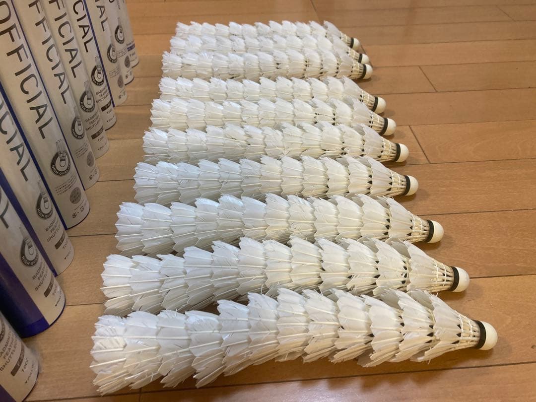 【リペア美品】ニューオフィシャル　基礎・ノック用セミシャトル　120個