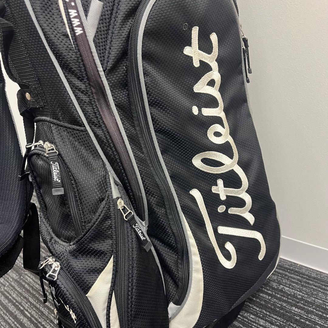 タイトリスト　キャディバッグ　黒　巾着付