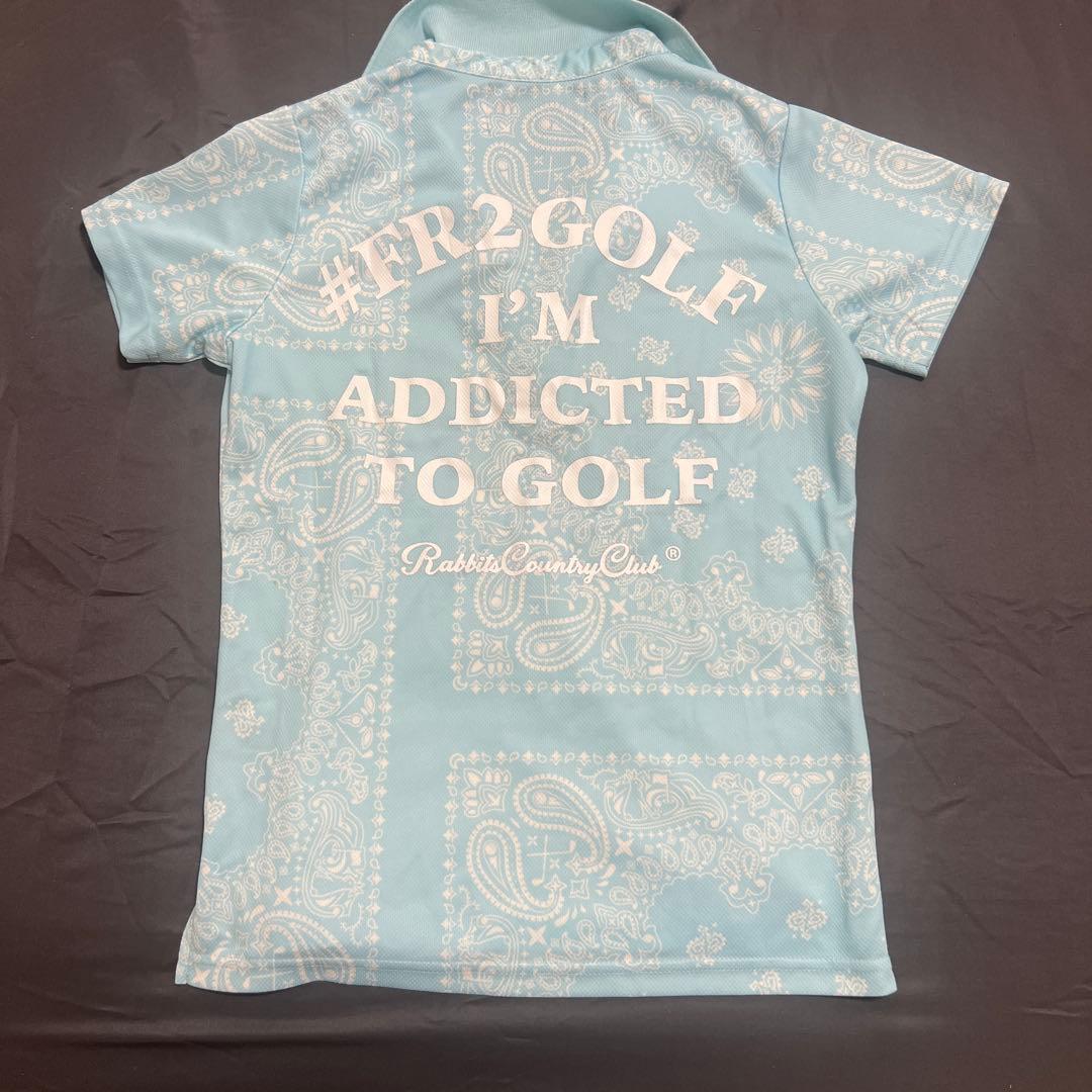 FR2GOLF ペイズリー ポロシャツ　サイズS