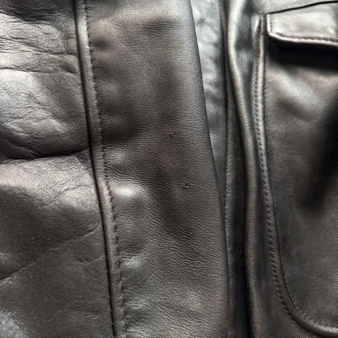 Schott A2 レザージャケット 本革　フライトジャケット　ブラック