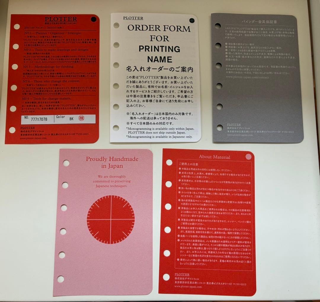プロッター　M5サイズ