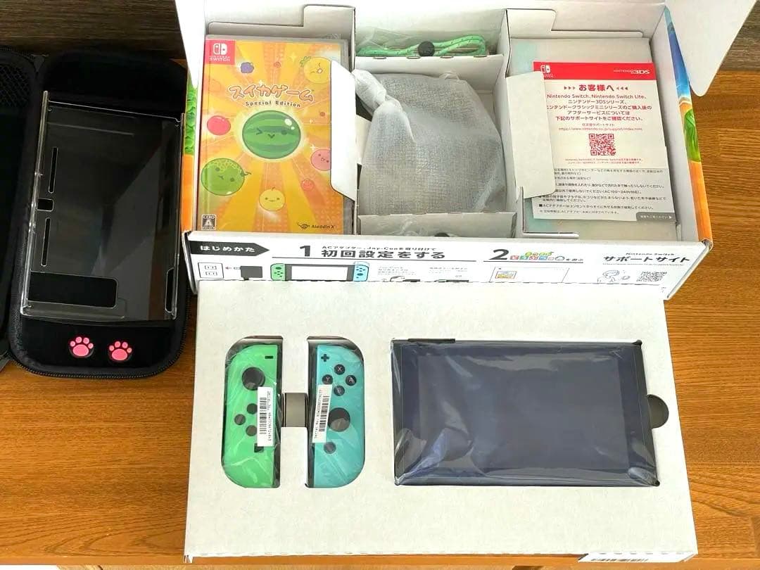 Switch 本体 あつまれどうぶつの森セット あつ森 限定カラー スイカゲーム