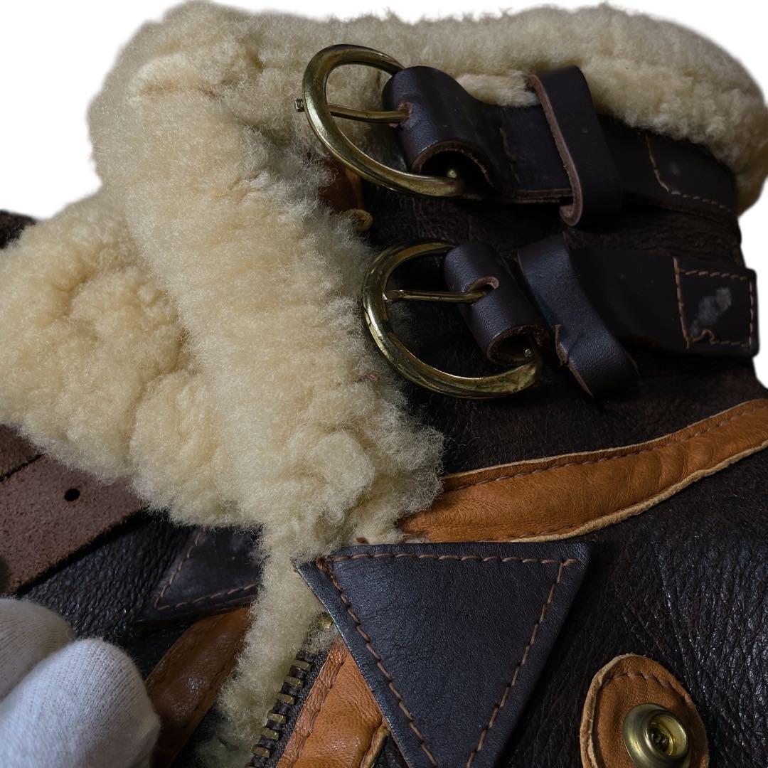 【雰囲気抜群】schott フライトジャケット B-3 大戦モデル 36 米国製