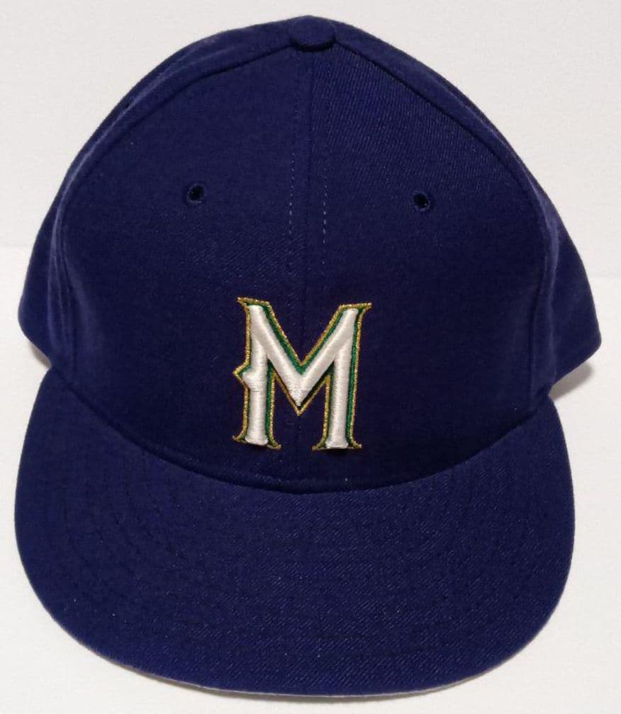 未使用 オリジナル ブルワーズ プロモデル米国製 キャップ ニューエラ