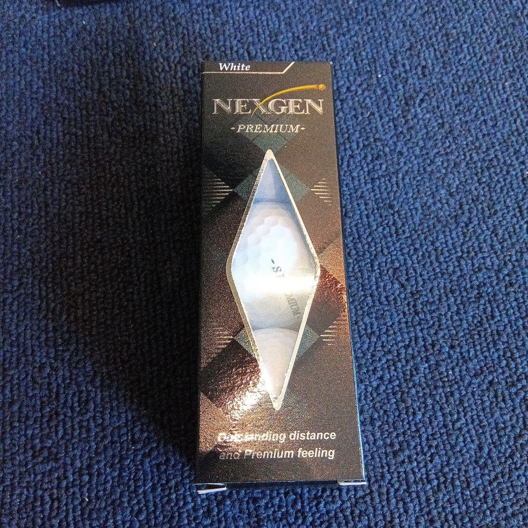 ゴルフボール　Nexgen D-Spec　イエロー　PREMIUM　ホワイト