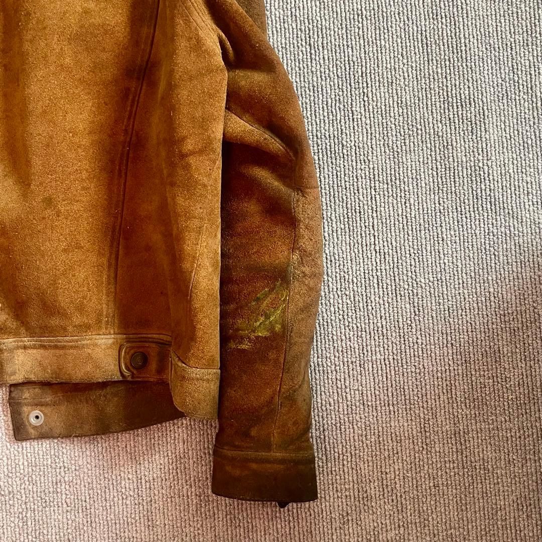 【希少／ダメージあり】Levi's 3rd 70505 スウェード BIGE