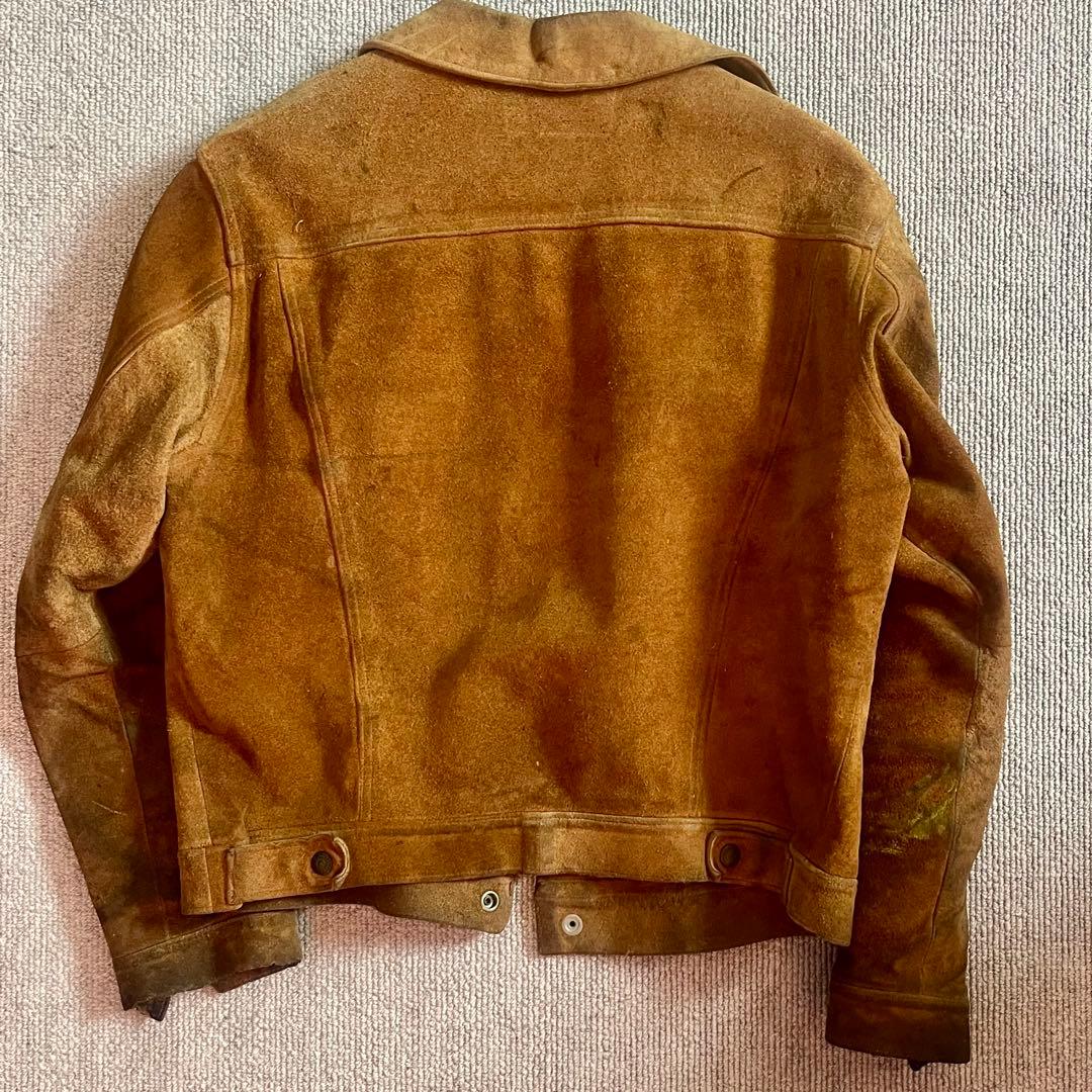 【希少／ダメージあり】Levi's 3rd 70505 スウェード BIGE