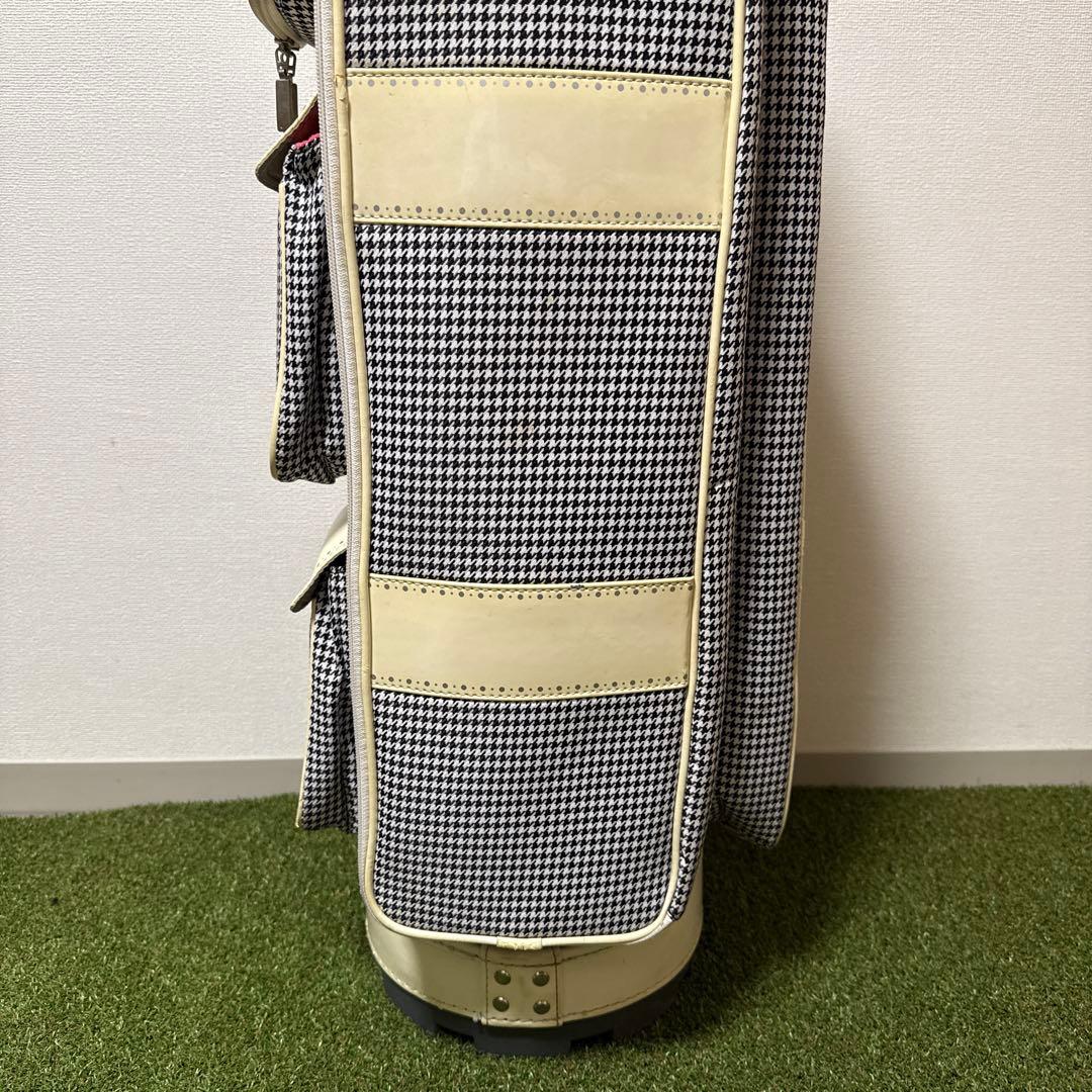 NIKE ナイキ キャディバッグ ゴルフバッグ 千鳥柄 軽量