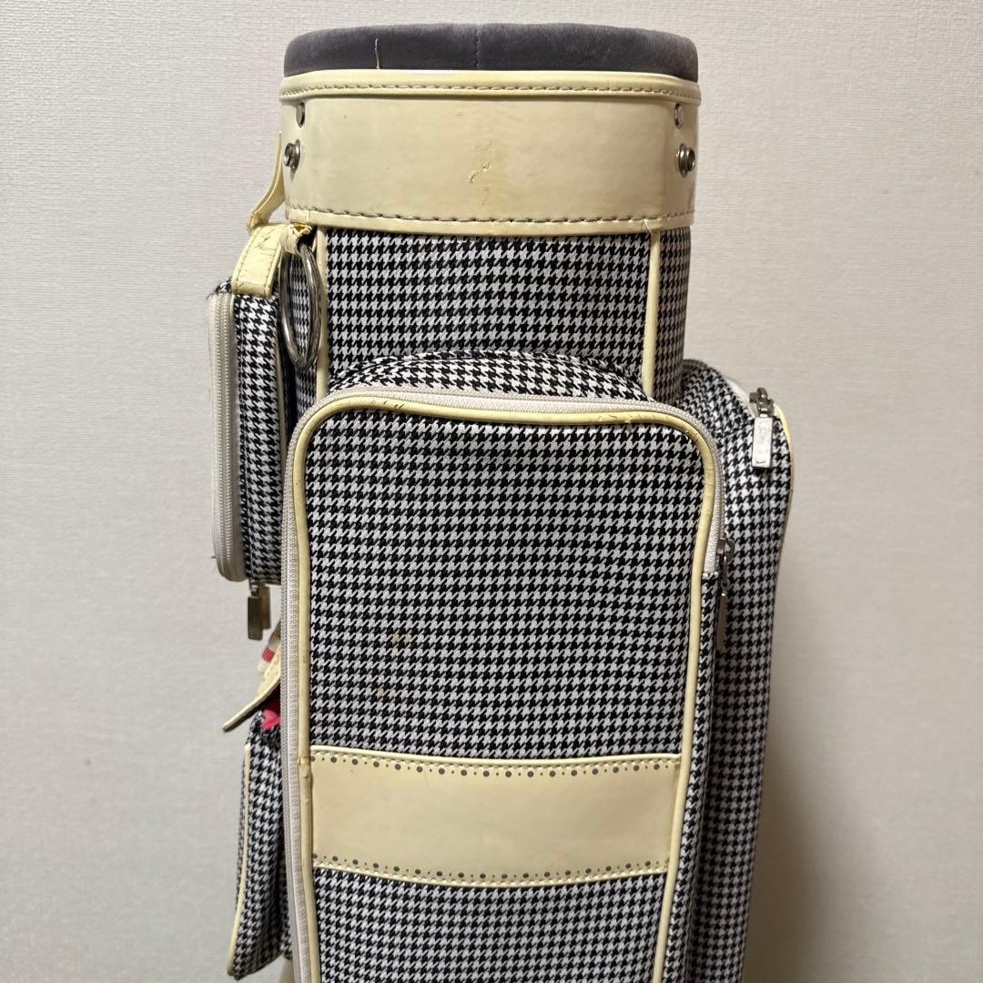 NIKE ナイキ キャディバッグ ゴルフバッグ 千鳥柄 軽量