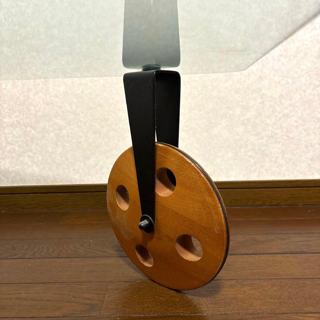 【良品】イタリア製 ガラストップ コーヒーテーブル